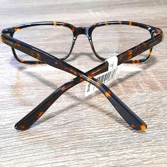NEW Pierre Cardin Eyeglass Frame, Rx'able, Brown Tortoise HAVANA, Men 55 16 145 - Picture 5 of 7